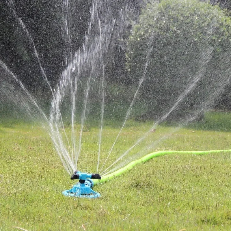360° Auto-Rotating Sprinkler Nozzle - Adjustable Spray Patterns for Lawn/Garden/Agricultural Irrigation, Water-Saving Tool