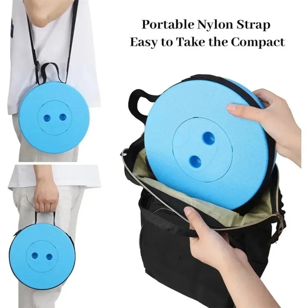 Fishing Stool, Folding and Telescopic Stool, Outdoor Camping Stall Stool, Adjustable Plastic Portable Telescopic Stool Camping