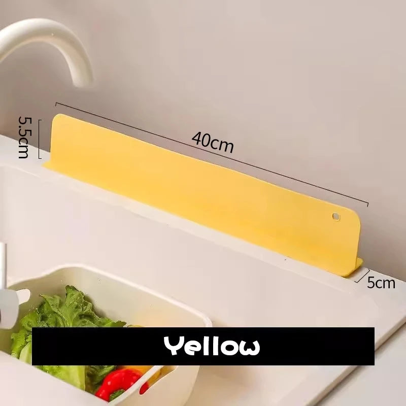 Silicone Sink Baffle Splash Proof Guard Protect Clothes From Splashing Water For Washing Dishes And Vegetables Kitchen Supplies