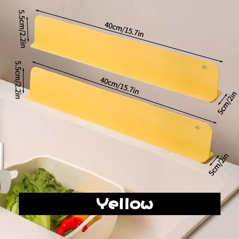 Silicone Sink Baffle Splash Proof Guard Protect Clothes From Splashing Water For Washing Dishes And Vegetables Kitchen Supplies