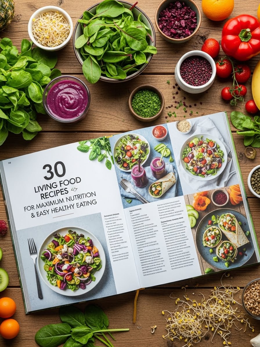 30 Living Food Recipes — Maximum Nutrition, Clean Energy & Easy Healthy Living