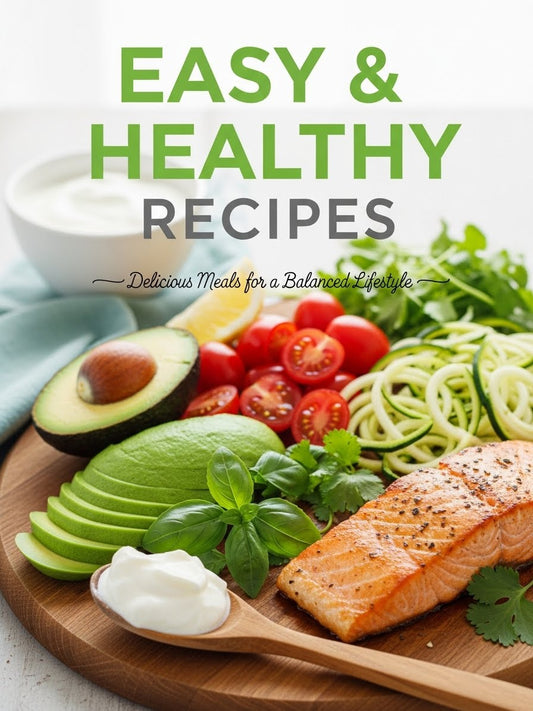 Easy & Healthy Recipes Cookbook – Simple • Nutritious • Delicious